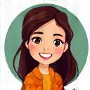 Cartoon avatar of a friendly female hunter with a playful expression.